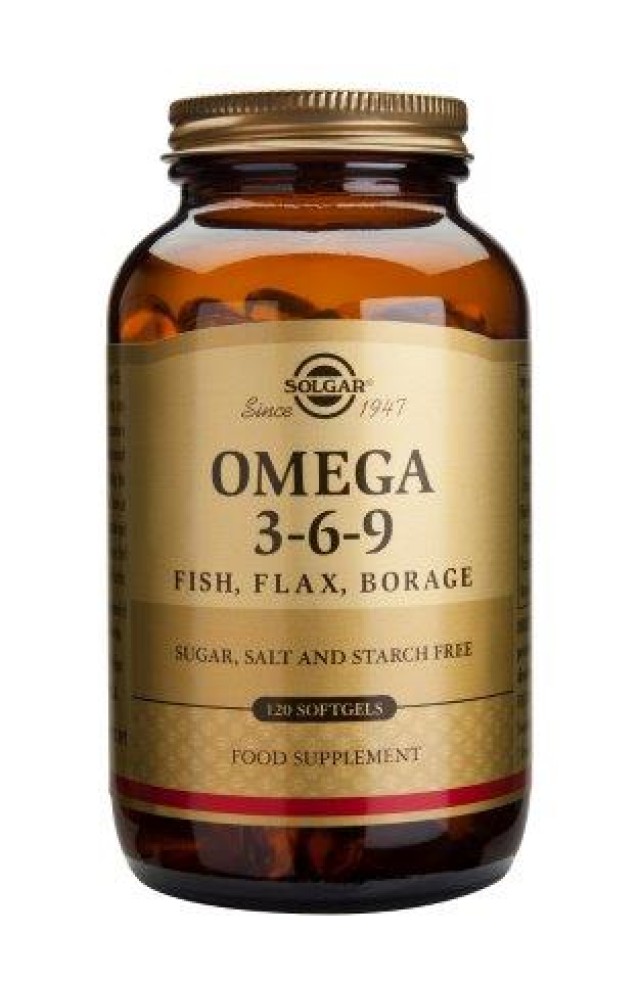 Solgar Omega-3-6-9 120 Softgel product photo