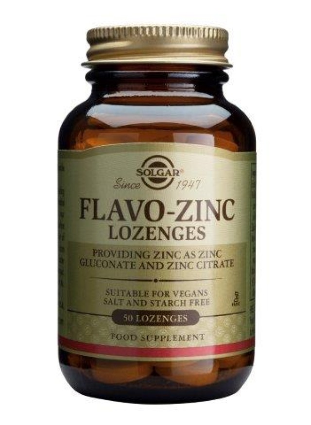 Solgar Flavo-Zinc 23 mg 50 Lozenges product photo
