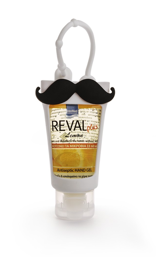 Intermed Reval Plus Hand Gel Lemon Moustache White Case 30 ml product photo