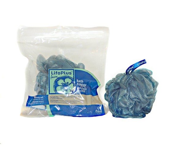Lifoplus Σφουγγάρι Μπάνιου Δίχρωμο Μπλε 1 τμχ product photo