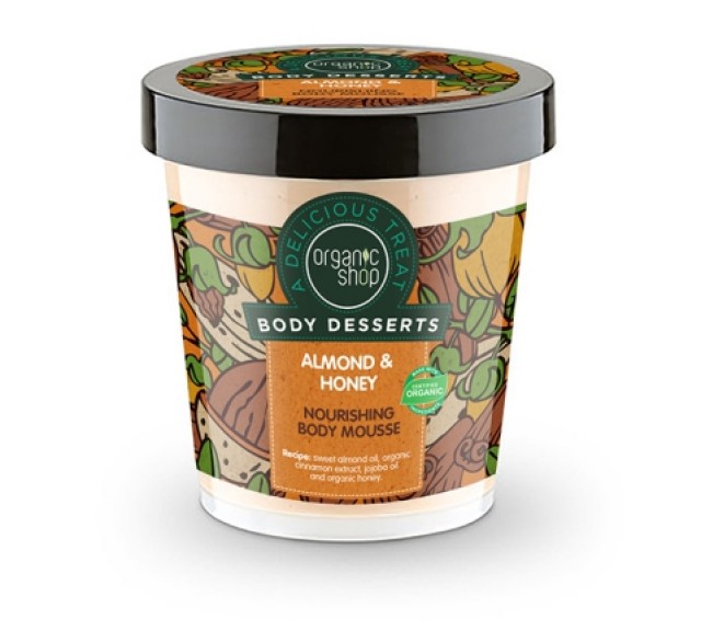 Organic Shop Body Dessert Almond & Honey Nourishing Body Mousse 450 ml product photo