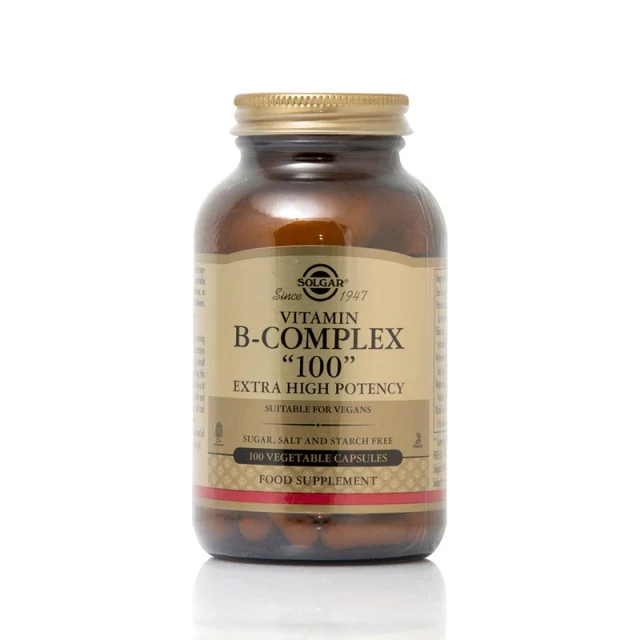 Solgar Complex B-100, 100 Veg.Caps | Orange Pharmacy Online Φαρμακείο