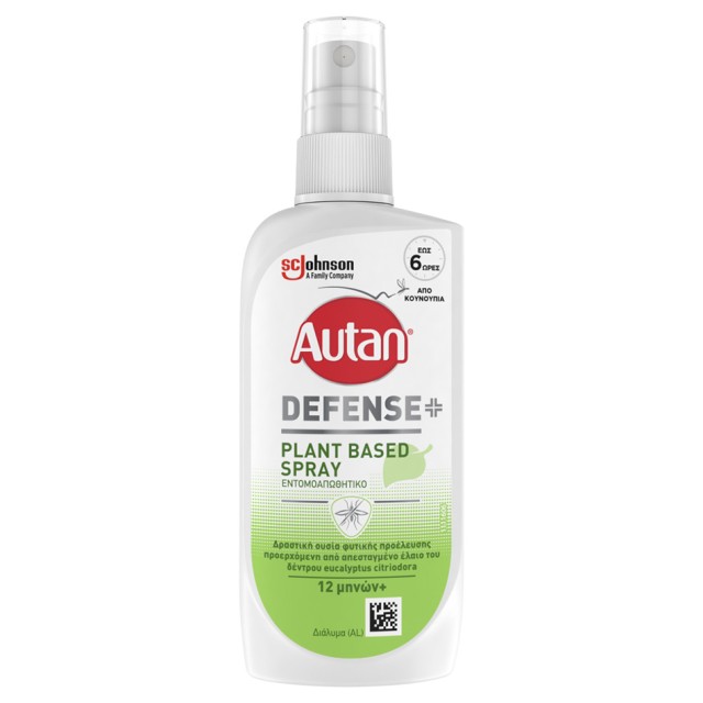 Autan Defense Plant Based Εντομοαπωθητική Λοσιόν σε Spray Κατάλληλη για Παιδιά 100ml product photo