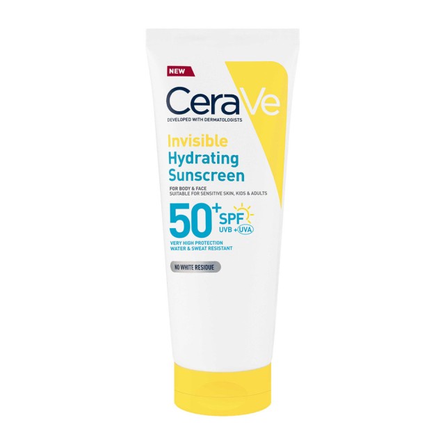 Cerave Invisible Hydrating Sunscreen Spf50+, 75ml product photo