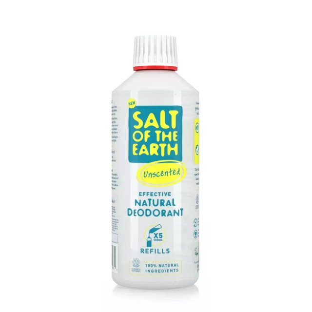 Salt of the Earth Vegan Αποσμητικό Spray Χωρίς Άρωμα Refill 500ml product photo