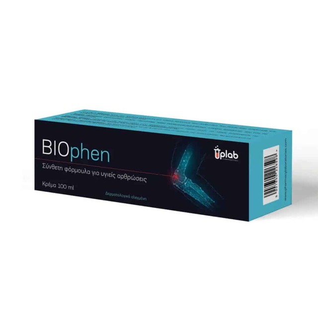 Uplab Pharmaceuticals BIOphen Cream Ειδική Φόρμουλα για την Υγεία των Οστών και των Αρθρώσεων 100ml product photo