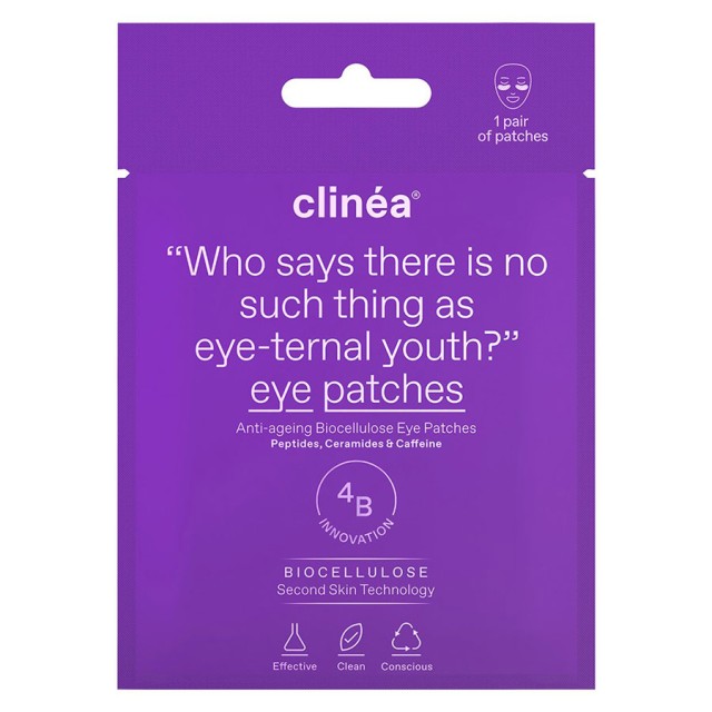 Clinea Anti-Ageing Biocellulose Eye Patches 1 Ζευγάρι product photo