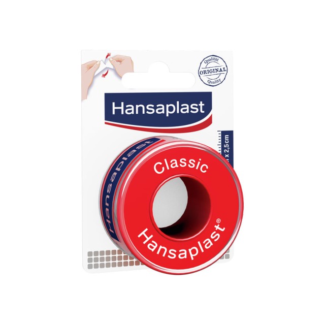 Hansaplast Αυτοκόλλητη Επιδεσμική Ταινία Classic 2,50 cm X 5 m product photo