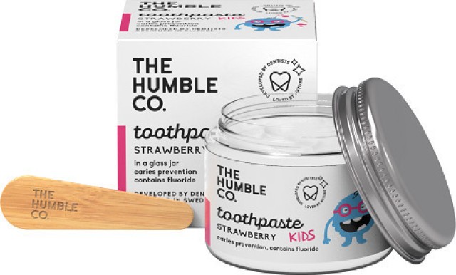 The Humble Co. Παιδική Οδοντόκρεμα Σε Γυάλινο Βάζο Με Γεύση Φράουλα 50 ml product photo