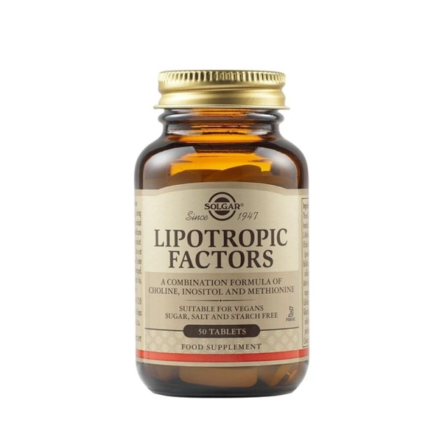 Solgar Lipotropic Factors 50 Tabs product photo
