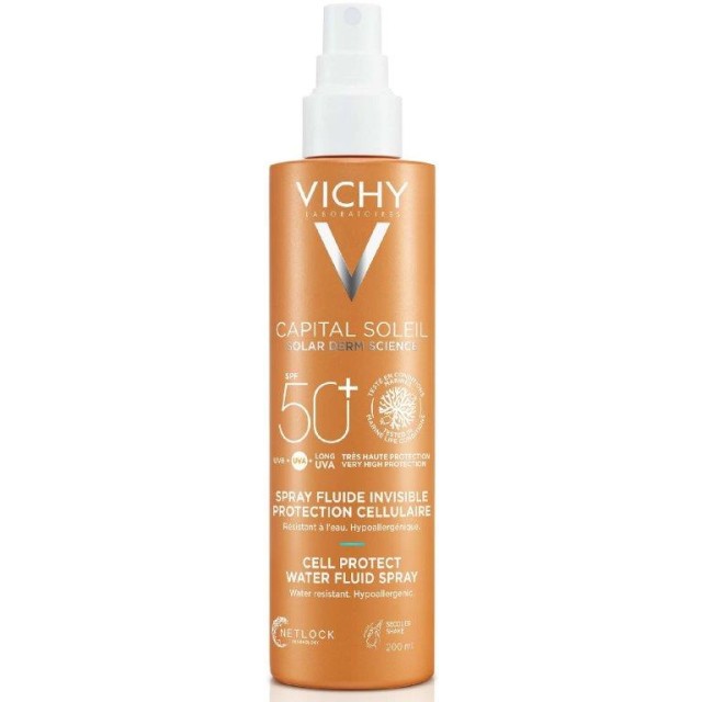 Vichy Capital Soleil Cell Protect Water Fluid Spray Spf50+, 200ml product photo