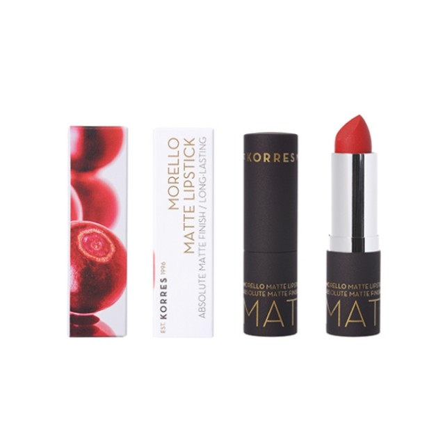 Korres Morello Matte Lipstick 54 Classic Red 3.5 gr product photo