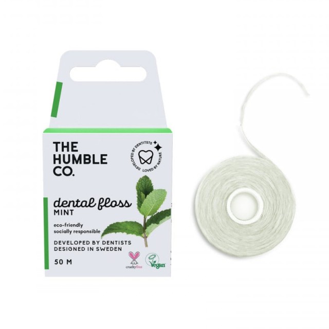 The Humble Co. Dental Floss Οδοντικό Νήμα Καθαρισμού Μέντα 50 m product photo