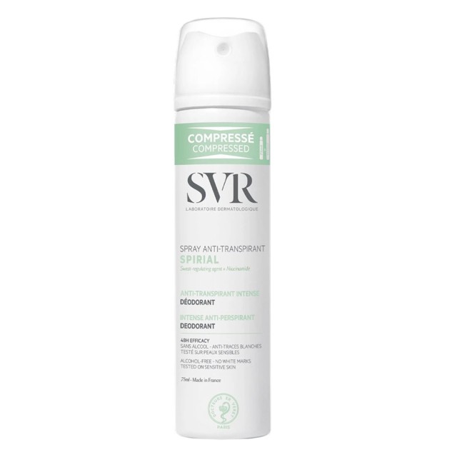 SVR Spirial Spray Anti-Transpirant Intense Αντι-Ιδρωτικό Αποσμητικό Σπρέι 48 ωρης Προστασίας 75ml product photo