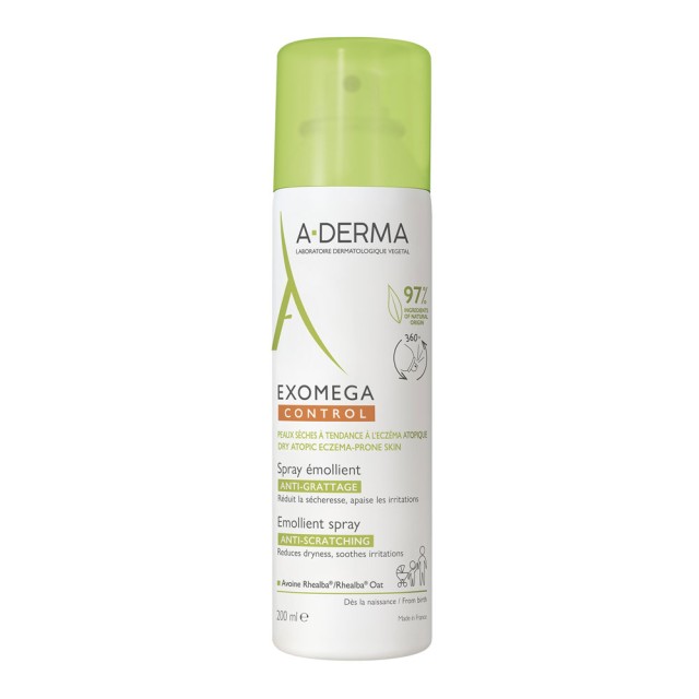 A-Derma Exomega Control Emollient Spray 200ml product photo