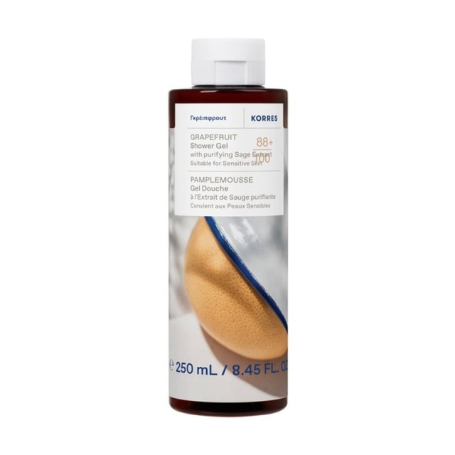 Korres Grapefruit Shower Gel Αφρόλουτρο Γκρέιπφρουτ 250ml product photo
