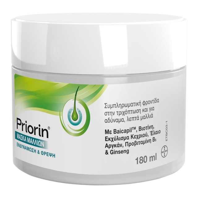 Priorin Nourishing & Strengthening Hair Mask 180ml product photo