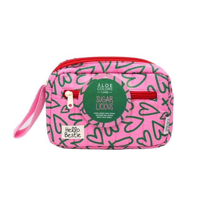 Aloe Colors Sugarlicious Bag 2026 Παιδικό Νεσεσέρ με Αφρόλουτρο 200ml, Hair & Body Mist 100ml & Γαλάκτωμα Σώματος 150ml product photo
