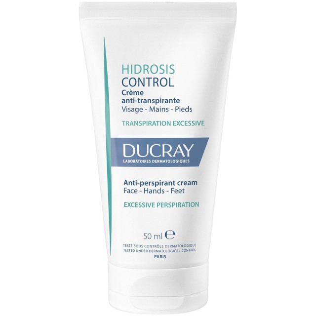 Ducray Hidrosis Control Anti-Perspirant Cream Αντιιδρωτική Κρέμα για Πρόσωπο, Χέρια & Πόδια 50ml product photo