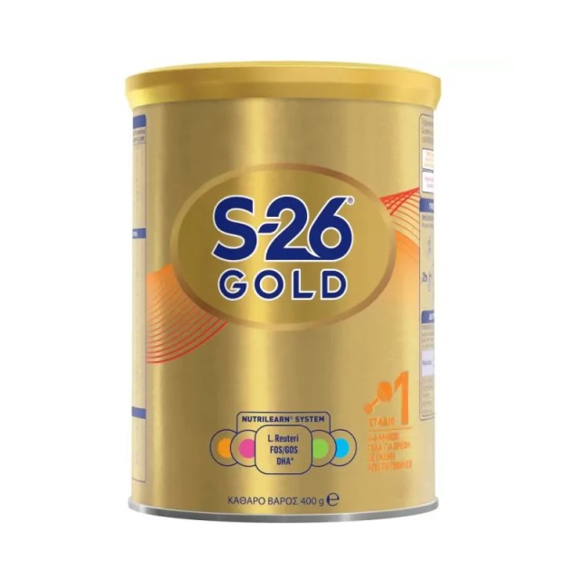 S-26 Gold No 1 Βρεφικό Γάλα Σε Σκόνη Για Βρέφη Απο Την Γέννηση 400 gr product photo