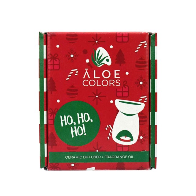 Aloe Colors Promo Ho Ho Ho Set Ceramic Diffuser & Fragrance Oil product photo