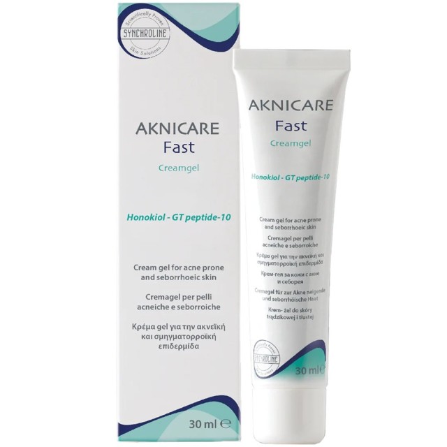 Synchroline Aknicare Fast Cream-Gel Κρέμα-Gel για Ακνεϊκή & Σμηγματορροϊκή Επιδερμίδα 30ml product photo