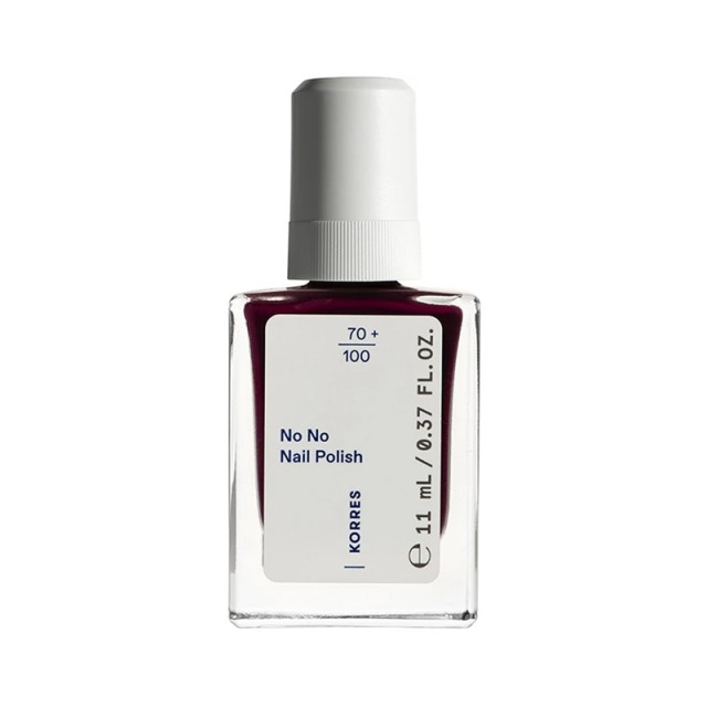 Korres No No Nail Polish 59 Burgundy Red 11ml product photo