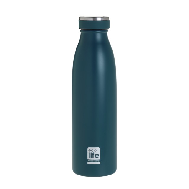 Ecolife Ανοξείδωτο Μπουκάλι - Θερμός Slim Μπλε 500ml product photo