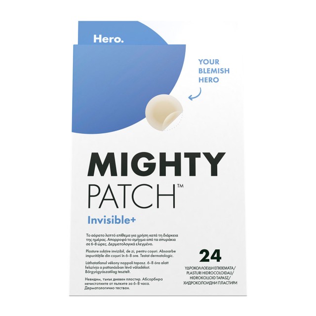 Hero Mighty Patch Invisible Επιθέματα για Σπυράκια 24τεμ product photo