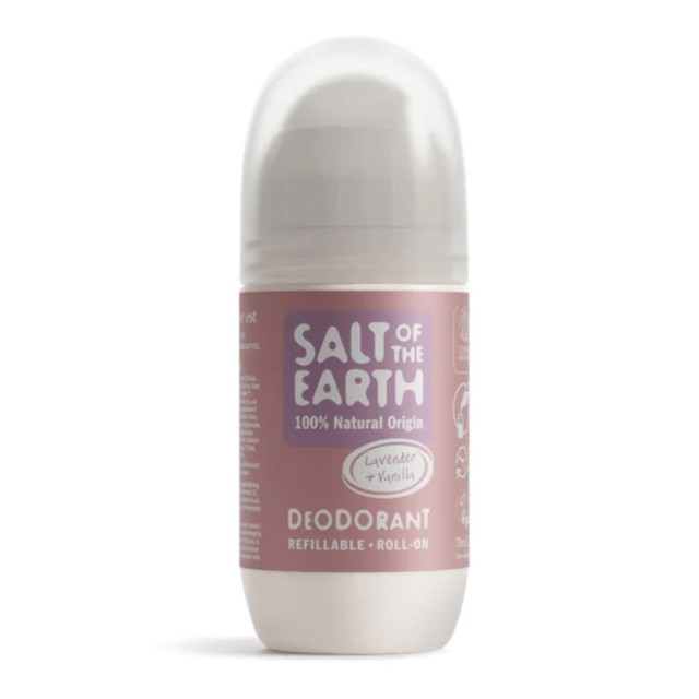 Salt of the Earth Vegan Lavender & Vanilla Αποσμητικό Επαναγεμιζόμενο Roll-On 75ml product photo