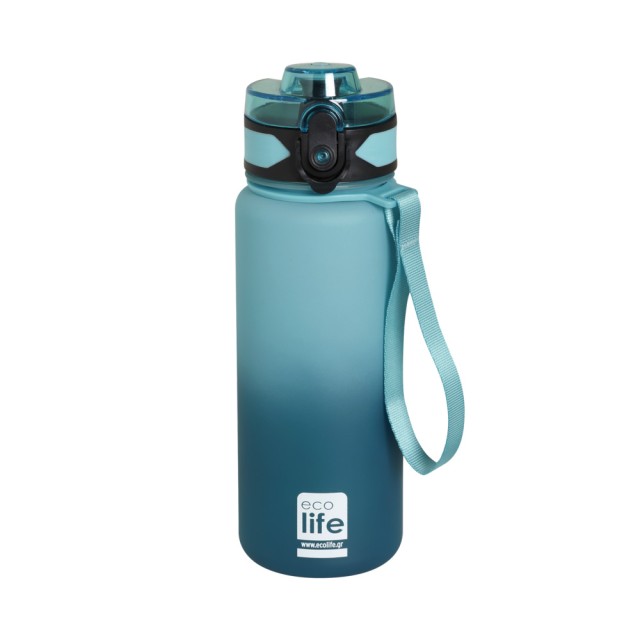Ecolife Παγούρι Tritan με Καλαμάκι Denim 500ml product photo