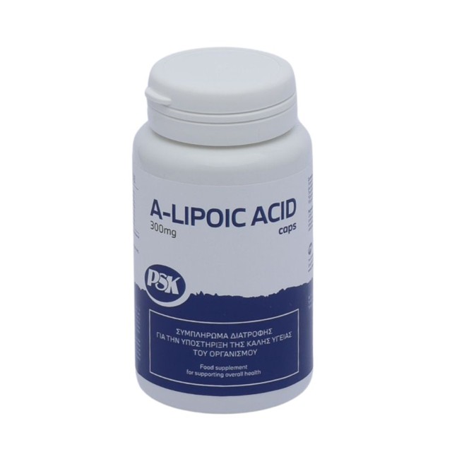 PSK A-Lipoic Acid με A-Λιποϊκό, Βιταμίνες & Ιχνοστοιχεία 60 Caps product photo