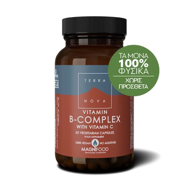 Terranova B-Complex with Vitamin C 50 veg. caps product photo