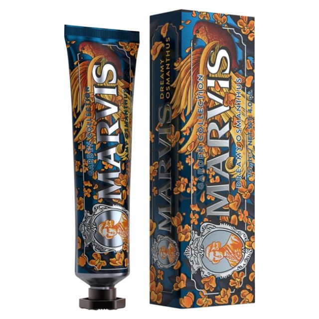 Marvis Toothpaste Garden Collection Dreamy Osmanthus Οδοντόκρεμα από Άνθη Οσμανθού με Γεύση Κλασικής Μέντας & Γλυκού Δυόσμου 75ml product photo