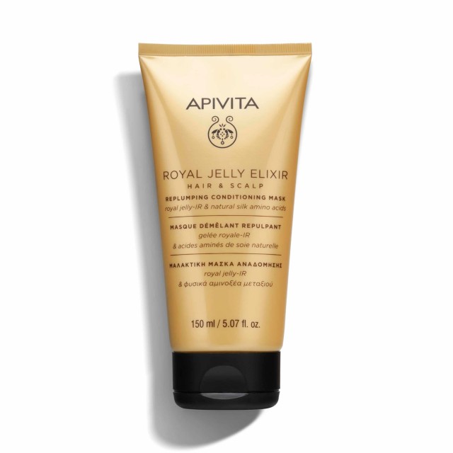 Apivita Royal Jelly Elixir Μαλακτική Μάσκα Αναδόμησης Με Royal Jelly-Ir & Φυσικά Αμινοξέα Μεταξιού 150ml product photo