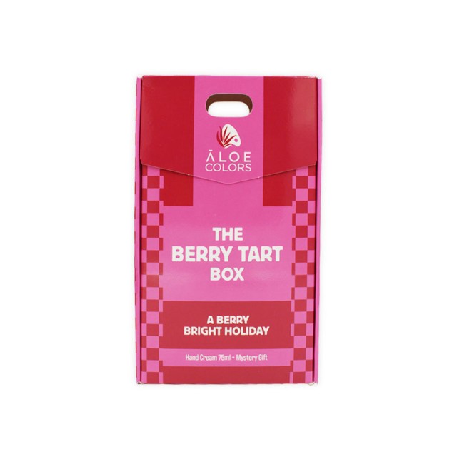 Aloe Colors Xmas Promo The Berry Tart Box με Berry Xmas Hand Cream Ενυδατική Κρέμα Χεριών 75ml & Mystery Gift 1τεμ product photo