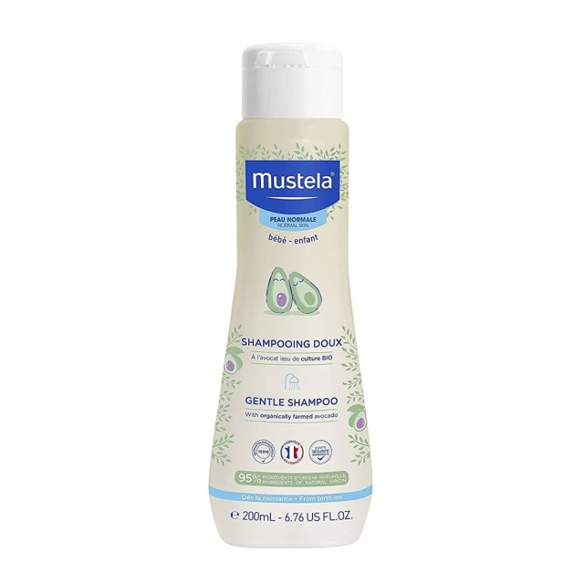 Mustela Gentle Shampoo Απαλό Σαμπουάν με Βιολογικό Αβοκάντο για Βρέφη & Παιδιά 200ml product photo