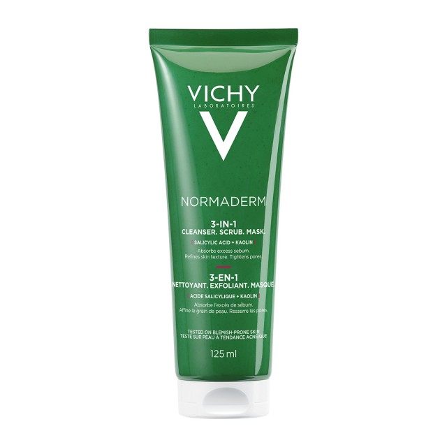 Vichy Normaderm 3 in 1 Cleanser 125 ml product photo