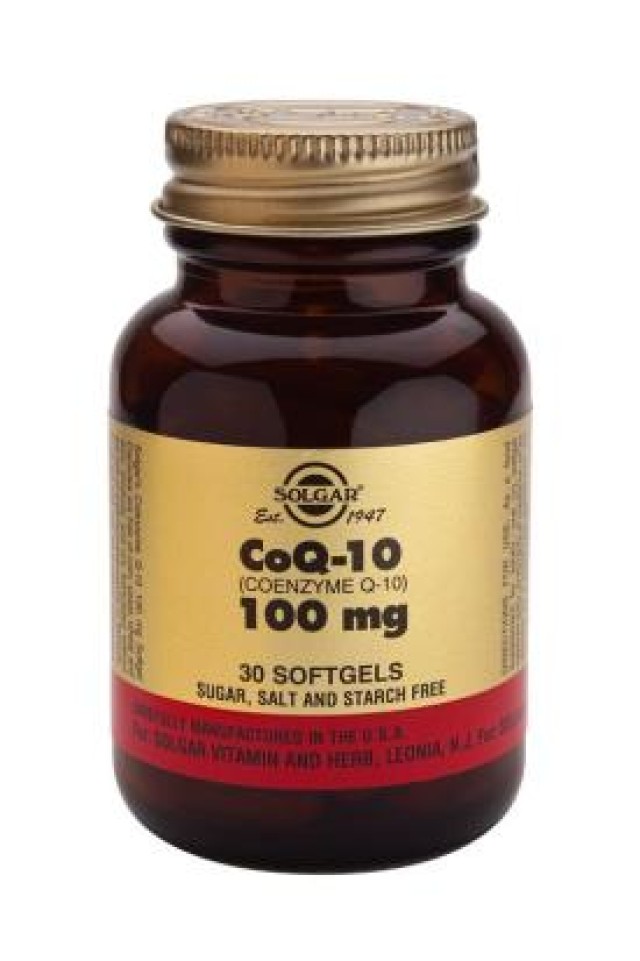 Solgar Coenzyme Q-10 100 mg 30 Softgels product photo