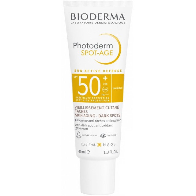 Bioderma Photoderm Spot-Age SPF50+ Αντηλιακή Κρέμα-Gel κατά των Κηλίδων 40ml product photo