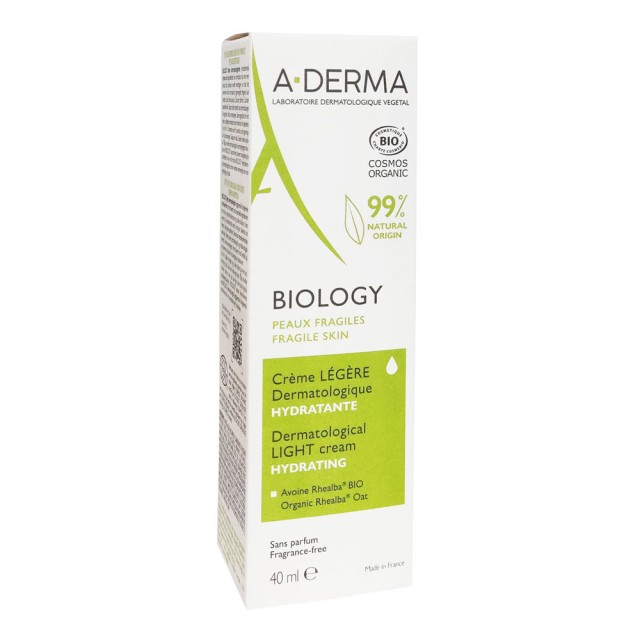 A-Derma Biology Dermatological Light Cream Hydrating 40ml product photo