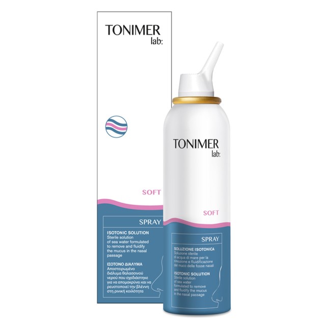 Epsilon Health Tonimer Lab Soft Isotonic Spray Ισότονο Διάλυμα για τη Ρινική Συμφόρηση 125ml product photo