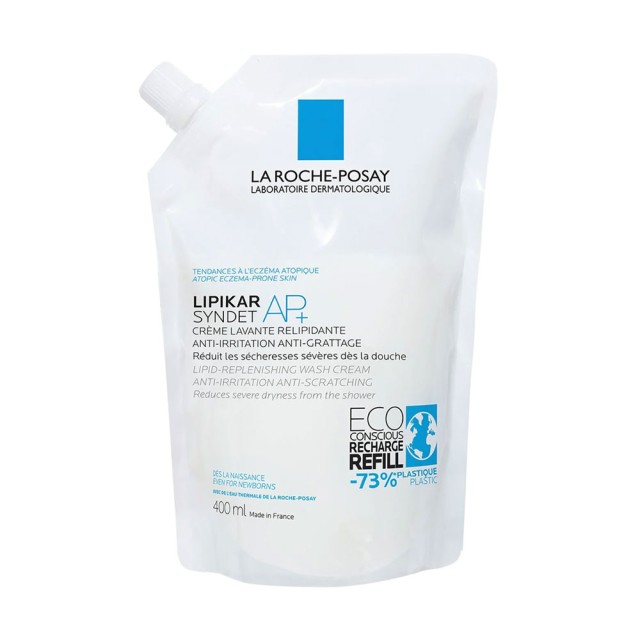 La Roche Posay Lipikar Syndet AP+ Lipid Replenishing Wash Cream Refill 400ml product photo