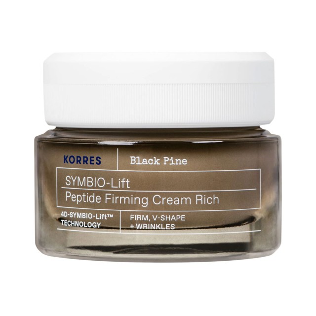 Korres Black Pine SYMBIO-Lift Peptide Firming Cream Rich Πλούσια Συσφιγκτική Κρέμα με Πεπτίδια για Ξηρές Επιδερμίδες 40ml product photo