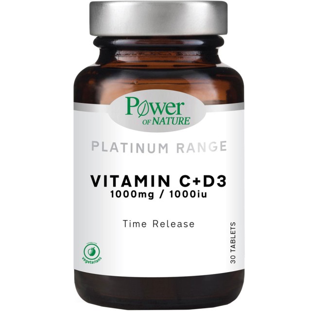 Power Health Platinum Range Vitamin C 1000mg & D3 1000Iu 30tabs product photo