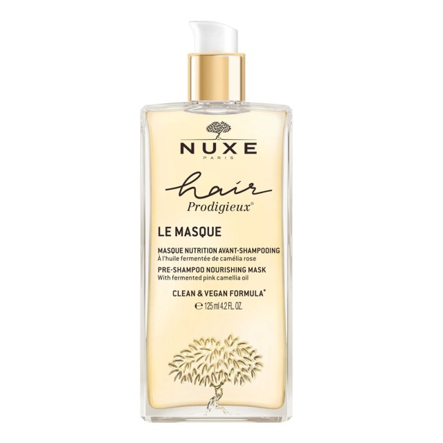 Nuxe Hair Prodigieux Pre-Shampoo Nourishing Mask Μάσκα Θρέψης Πριν το Σαμπουάν με Εκχύλισμα Ελαίου Ροζ Καμέλιας 125ml product photo