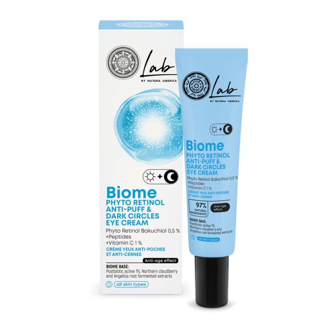 Natura Siberica Lab Biome Phyto Retinol Anti-Puff & Dark Circles Eye Cream 30ml product photo