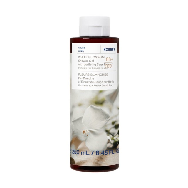 Korres White Blossom Shower Gel Αφρόλουτρο Λευκά Άνθη 250ml product photo