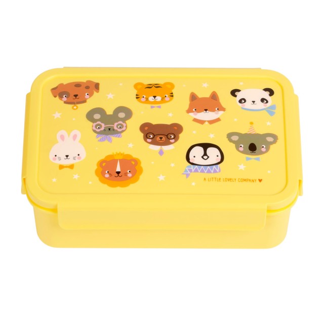 A Little Lovely Company Bento Lunch Box Δοχείο Φαγητού με Χωρίσματα 1.2lt Animal Friends 1τεμ product photo
