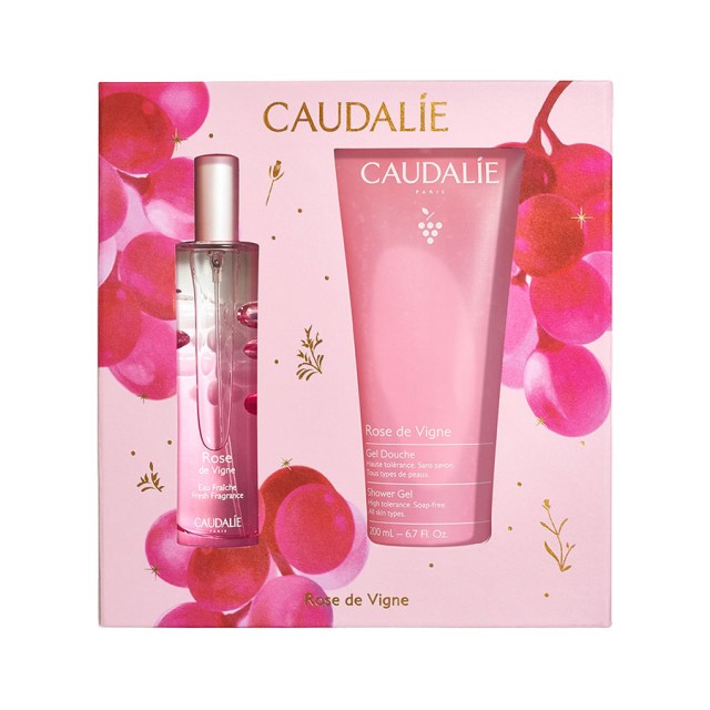 Caudalie Xmas Promo Rose de Vigne Fresh Γυναικείο Άρωμα 50ml & Δωρο Αφρολουτρο 200ml product photo